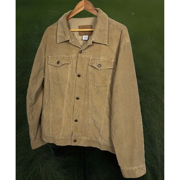 Old Navy Other - Old Navy Jacket Corduroy Trucker Button Up Cords Beige Men Size XL Grunge